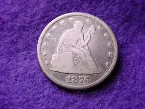 1876 TWENTY CENT PIECE SUPERIOR KEY DATE COIN!!! #11 - Picture 1 of 4