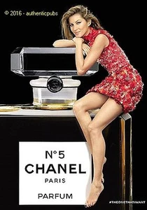 PUBLICITE PARFUM CHANEL N°5 GISELE BUNDCHEN MANNEQUIN ACTRICE DE 2015 FRENCH AD - Imagen 1 de 1