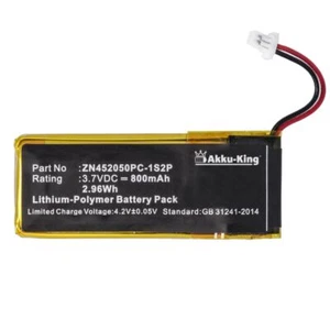 Akku für Schuberth C3 Pro WW452050-2P Intercom Motorrad Bluetooth-Headset  - Bild 1 von 1