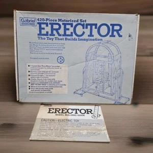 Gabriel Motorized Erector 420 Piece RARE FIND ROBOT ETC3 Vintage 1970s 49-16157 - Picture 1 of 16