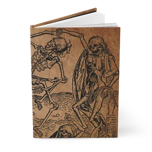 Danse Macabre Version Two Death- Hardcover Notebook Lined Journal by GatorDesign - Picture 1 of 6