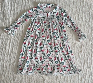 KRYSSI KOUTURE Christmas Long Sleeve Nightgown Girls Size 7-8T - Picture 1 of 7
