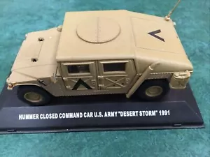 Hummer I Closed Command Car U.S.Army Desert Storm 1991 Not Boxed - Picture 1 of 8