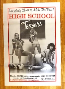 Póster original de la película HIGH SCHOOL TEASERS también conocido como TEEN LUST 37x25" - 1978 - Imagen 1 de 1