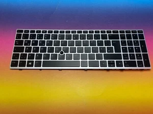 Tastatur DE passt HP EliteBook 755 850 G5 G6 Deutsch Backlit - Afbeelding 1 van 7