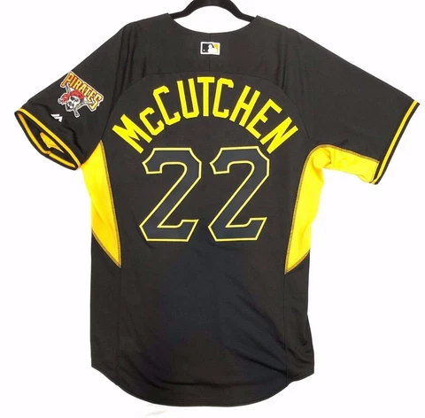 MAJESTIC AUTHENTIC 44 LG ANDREW MCCUTCHEN PITTSBURGH PIRATES BP COOLBASE Jersey Cover