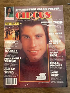 Circus Magazine July 6th, 1978 Issue #185 John Travolta Bruce Springsteen POSTER - Imagen 1 de 4