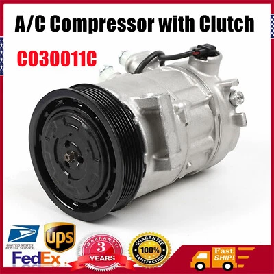 For Jeep Patriot 2.0L 2.4L 2009 2010-2017 CO 30011C AC A/C Compressor w/ Clutch - Image 1 of 4