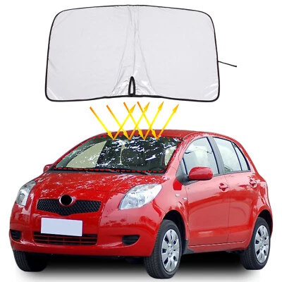 For Toyota Yaris 2013-2019 Car Windshield Folding Sunshade Sunshade Anti-UV - Image 1 of 4