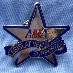 1991 AMA LEGISLATIVE SUPPORTER PIN - Picture 1 of 5