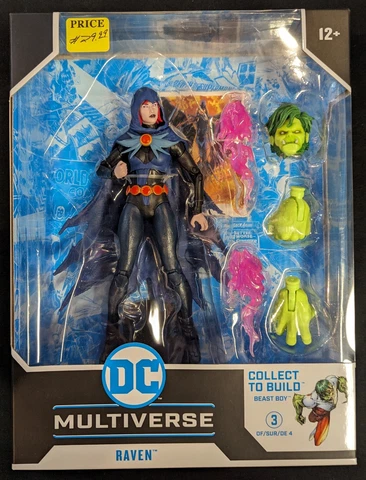 McFarlane DC Multiverse Beast Boy BAF/CNC Raven: Titans Action Figure Cover