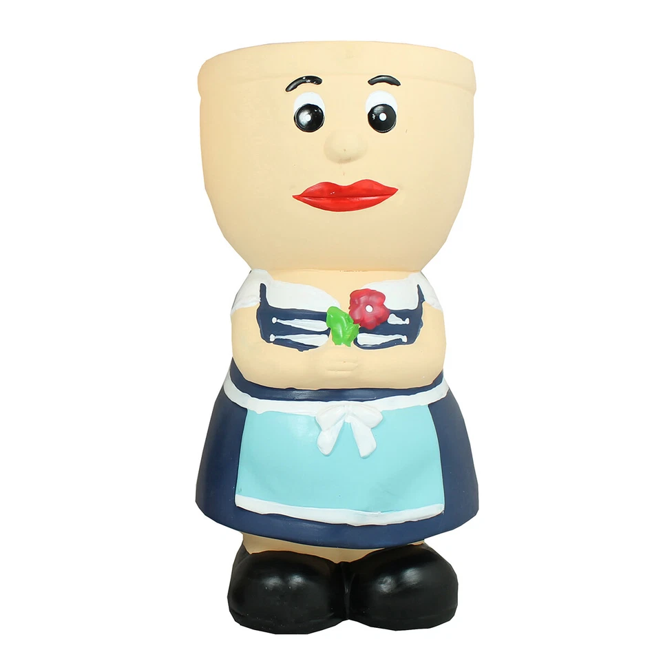 Blumentopf Figur Resi aus Keramik Kräutertopf Übertopf für Blumen Pflanztopf - Bild 1 von 3