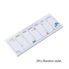 Durable Daily Planner Weekly Planning Pad Weekly Calendar Notepad Random Cover