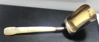  Antique Silver Shovel Shaped Tea Caddy Spoon Georgian 1818 - Image 1 of 4