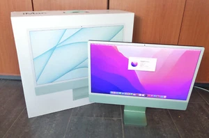 Apple iMac 24" 24 Zoll 3,20 GHz M1 512GB 2021 8GB 8C GPU 512GB A2438 im Karton - Photo 1/13