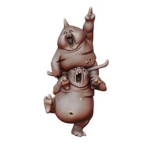 Poxling Duo Piggyback - Manuel Boria - Dungeons and Dragons - Picture 1 of 1