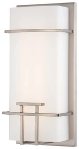 Kovacs P465-L 5-1/2"W Integrated LED Bathroom Sconce - Nickel - Picture 1 of 1