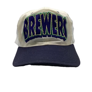 Vintage Milwaukee Brewers Snapback Osfa Twin Enterprise Mlb 90s Cap Baseball Mütze - Bild 1 von 4