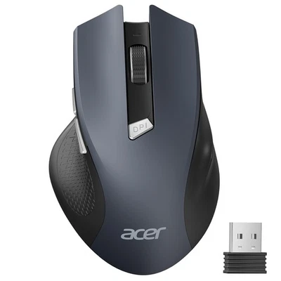 Acer 2.4GHz Wireless Mouse 3 Adjustable DPI USB Receiver 6 Buttons - Image 1 of 4