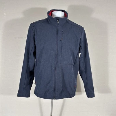 Chik Fil A Employee Jacket Mock Neck Blue Unisex Medium Full Zip Team - Image 1 of 4