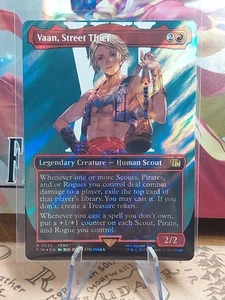 NM Borderless Surge Foil Vaan, Street Thief, MTG, Final Fantasy, Magic, 390 - Picture 1 of 1