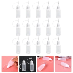 2-20Pcs Squeeze Glue Bottles Empty Needle Tips Precision Applicator Dispenser UK - Picture 1 of 25