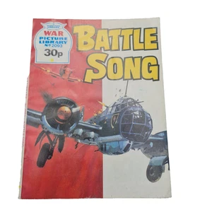 War No 2093 Battle Song 30p Cover Fleetway Picture Library Comic 1984 - Foto 1 di 6