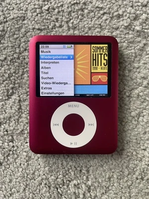 Apple iPod Nano 3. Generation A1236 8gb Pink/Rot - Bild 1 von 4