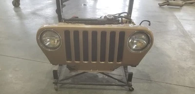 99 JEEP WRANGLER TJ GRILLE GOLD RADIATOR CONDENSER FAN SHROUD HEADLIGHTS 4.0L - Image 1 of 4