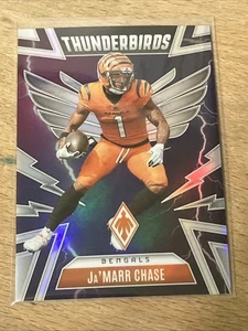 Ja'Marr Chase 2025 Panini Phoenix Thunderbirds #11 Cincinnati Bengals refractor - Imagen 1 de 2