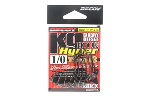 Decoy Worm 13KG Hyper Extra Heavy Duty Offset Worm Hooks Size 1/0 (1580) - Picture 1 of 6