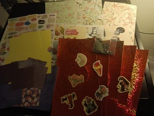 VENTA PAQUETE HOBBYCRAFTS PARA SCRAPBOOKING CON BRILLOS NUEVO (SALE1011) - Imagen 1 de 2