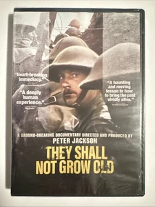THEY SHALL NOT GROW OLD (DVD, 2019) Peter Jackson WWI Colorized NEW SEALED - Foto 1 di 2