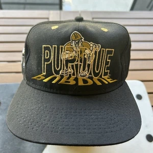 De Colección Años 90 Purdue Boilermakers #1 Ropa Reflectado Logo Snapback Gorra Hecha en EE. UU. - Imagen 1 de 11