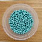 95pcs 4mm Round Turquoise Blue Pearl Glass Beads  Aus Free Postage B60
