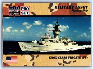 1991 Desert Storm Pro Set - Fighting Ship Knox Class Frigate #191 - Picture 1 of 2