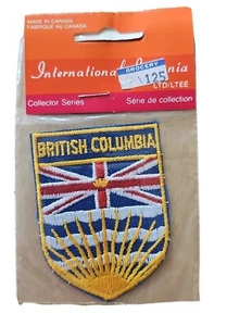 Vintage British Columbia Cloth Sew On Badge Patch Made In Canada - Picture 1 of 5