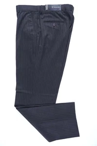 I.N.C. Classic Fit Charcoal Gray Pinstriped Flat Front Dress Pants 33x32 - Picture 1 of 2