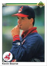 1990 Upper Deck Rookie Card Kevin Bearse Cleveland Indians #715