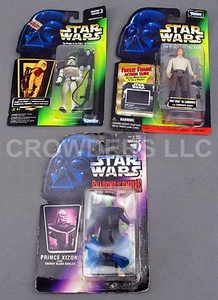 Star Wars PotF Han Solo en Carbonita Sandtrooper y SoE Prince Xizor Kenner '96 - Imagen 1 de 10