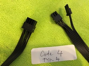 corsair SF AXI PLATINUM TYPE 4 8 Pin To 8 Pin PCIE VGA Power Cable ( 17" ) - Picture 1 of 9
