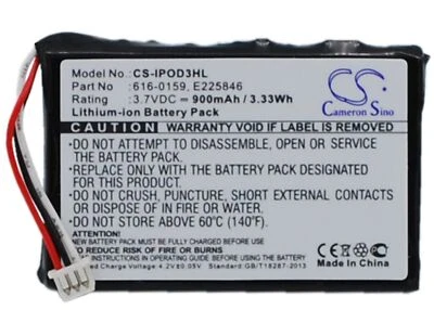 NUEVA Batería para Apple iPOD 10GB M8976LL/A iPOD 15GB M9460LL/A iPOD 20GB M9244LL/ Foto 1 de 4