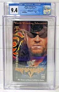 Sealed 2000 Unforgiven The Return of Stone Cold Steve Austin VHS CGC 9.4 A+ - Picture 1 of 6