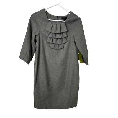 ¡NUEVO CON ETIQUETAS! Vestido Vaina Nicole Miller Niños Forrado de Lana Sin Mangas Talla 14 Niñas Foto 1 de 4