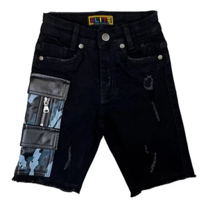 Elite Denim Shorts Big Kids Style : 631-jr - Picture 1 of 2