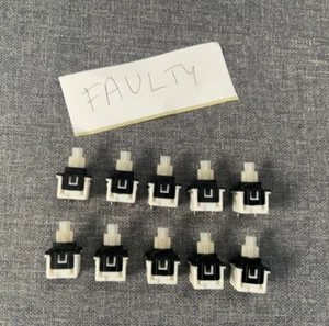 for Apple II Vintage Computer Key Mechanism FAULTY (MITSUMI) Pack of 10 ref.ApF - Afbeelding 1 van 2