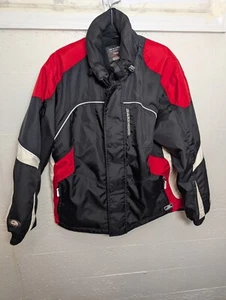 Choko Trail Breaker Snow Mobile Machine Jacket Insulated Red Black Sz Large - Picture 1 of 17