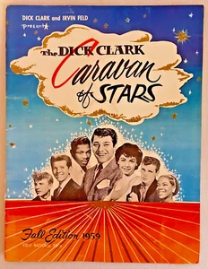🍒The Dick Clark Caravan of Stars 1st National Tour Fall Edition 1959 Program 🍒 - Bild 1 von 2