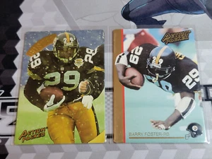 BARRY FOSTER 1994 Action Packed #95 + 1992 AP #222. STEELERS - Picture 1 of 1