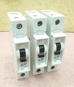 Qty 1 - Siemens 1 Amp Circuit Breaker 5XS21 C1 440 VAC - NEW & Ships FREE  - Picture 1 of 5